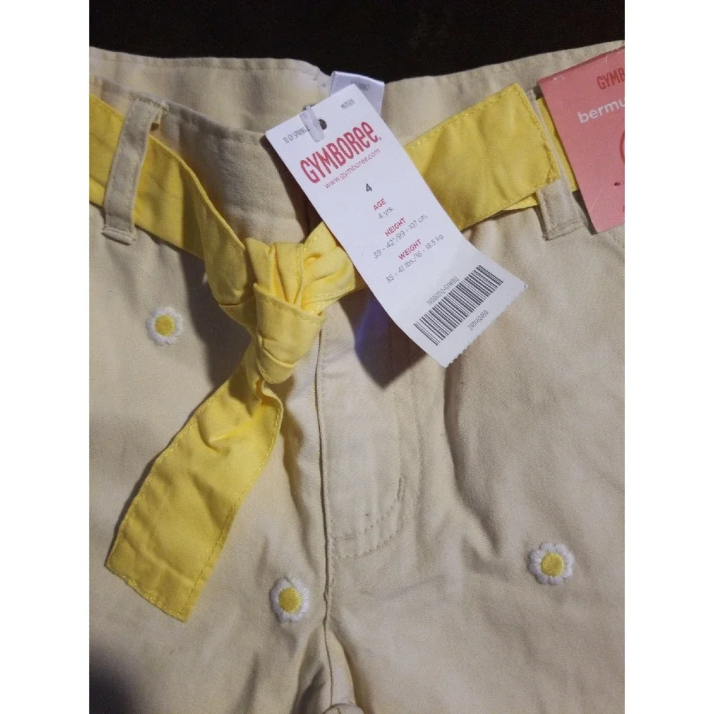Gymboree‎ pop of daisies size 4 shorts nwt